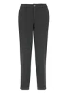 Fay Cotton Blend Pants In Black