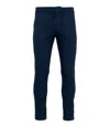 Fay Velvet Trousers In Blue
