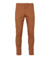 Fay Trousers White In Brown