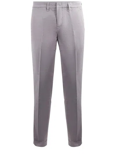 Fay Trousers In Grigio Tortora