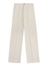 Fay Trousers Grey In White