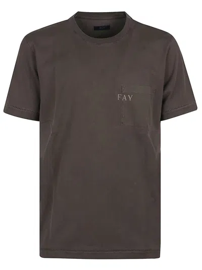 Fay Tshirt In Brown