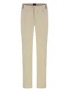 Fay Turn Up-hem Trousers In Neutral
