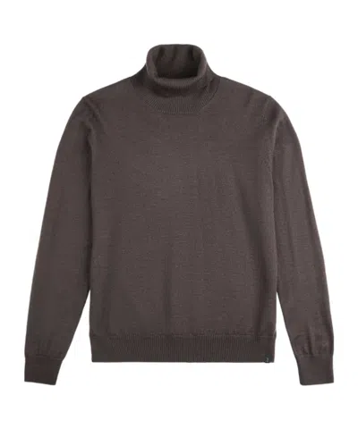 Fay Turtleneck In Merinos Wool In Brown