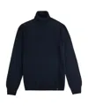 Fay High-collar Turtleneck Sweater In Blue