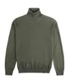 Fay Turtleneck In Wool In Green