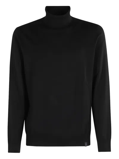 Fay Turtleneck Sweater In Black