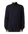 Fay High-collar Turtleneck Sweater In Black