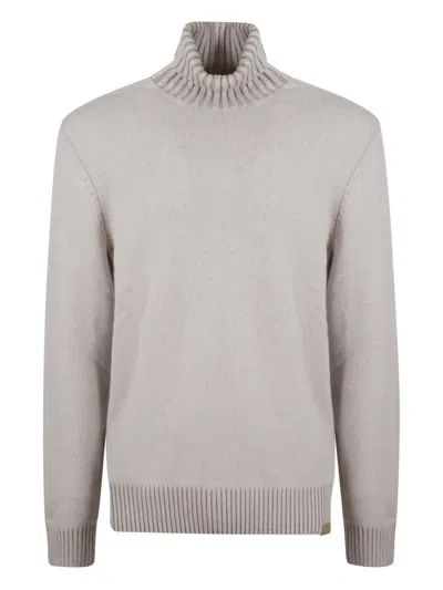 Fay Turtleneck Sweater In Gray