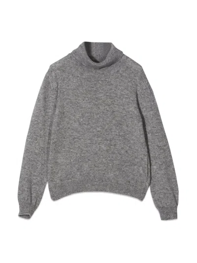Fay Wool-blend Turtleneck Sweater In Gray
