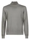 Fay Turtleneck Wool Sweater In Gray