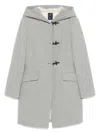 Fay Twill Coat In 灰色