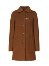 Fay Urban Coat In Leather