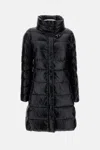 Fay Down Jacket With Long Quilted Design In Black