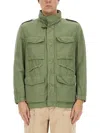 Fay Utility-inspired Green Jacket In Green