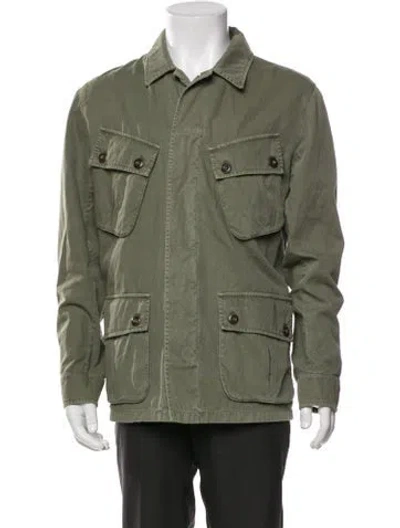 Pre-owned Fay Utility Jacket In Green