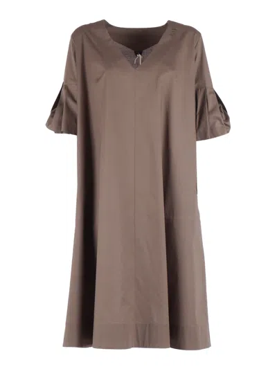 Fay Abito Scollo V M/c In Gray