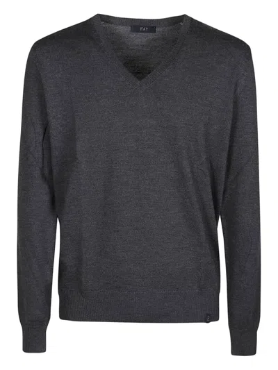 FAY V-NECK WOOL SWEATER
