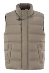 Fay Down Vest In Beige