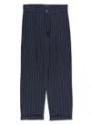 FAY VIRGIN WOOL AND COTTON TROUSERS