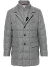 Fay Virgin Wool Coat In Grey