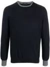 Fay Virgin Wool Sweater In Blue