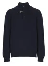 Fay Virgin Wool Sweater In Blue