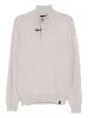 Fay Virgin Wool Sweater In Gray