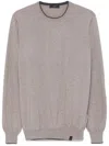 Fay Sweater With Profile Patches On The Elbows In Neutrals