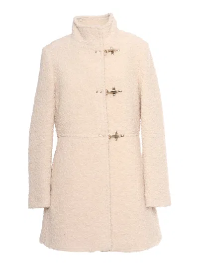 Fay Virginia 3 Hooks Coats In White