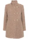 Fay Stand-collar Coat In 中性色