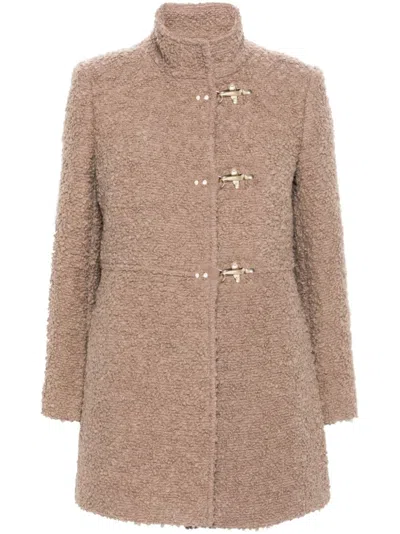 Fay Virginia Coat In Beige