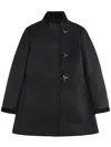 Fay Virginia Coat In Wool Cloth In Black
