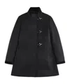 Fay Virginia Coat In Wool Fabric In Black