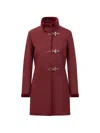 Fay Virginia Toggle Coat In Red