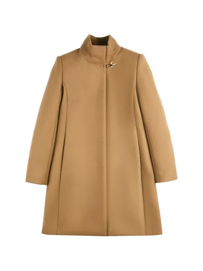 Fay Virginia Gancio Coat In Brown