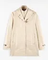 Fay Tailored Beige Jacket With Notched Collar In Neutral