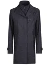 Fay Virginia Morning Double Front Jacket In Blue