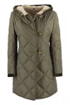 FAY FAY VIRGINIA QUILTED COAT WITH HOOD