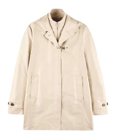 FAY FAY VIRGINIA TECHNICAL POPLIN COAT