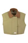 Fay Cropped Mini Waistcoat With Iconic Hooks