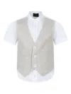 Fay White Shirt For Boy In White