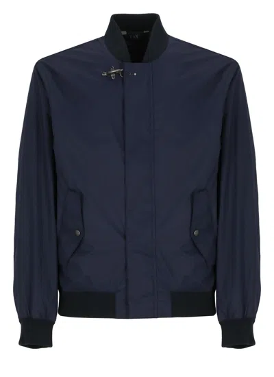 Fay Waterproof Bomber In Blue