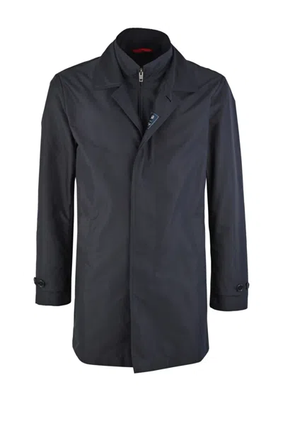 Fay Waterproof Morning Coat In Blu