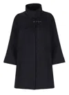 Fay Short High Collar Waterproof Jacket In Black