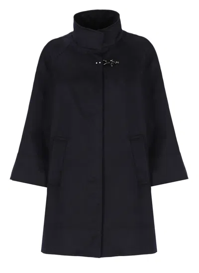 Fay Waterproof Short Jacket In Blue