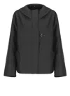 Fay Stretch Gabardine Caban In Black