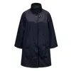 Fay Short High Collar Waterproof Jacket In Black