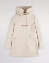Fay Toggle Coat In White