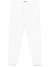 Fay Classic Capri Pants In White